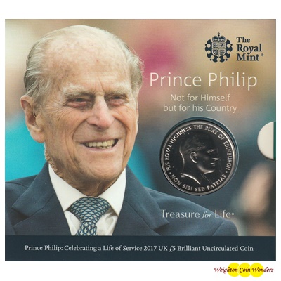 2017 BU £5 Coin Pack - Prince Philip